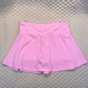 Active Girl Tennis, Golf & Roller Skating Skirt. Pink. Matching Under Shorts.